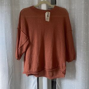 NWT Easel Sweater Top
